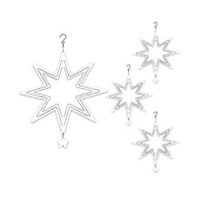 4 Pack 8 Inch Sublimation Wind Spinner Blanks 3d Aluminum Metal Wind Sculpture Kinetic Spinners for -AQ