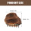 2 Pezzi Con Clip Orecchie Per Chignon 11