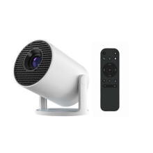 Mini 4k Projector Wifi 6 Bluetooth 5.4, 5w Soundbase Speaker, Auto Vertical Keystone 180 Rotatable Portable Projector -CHAN