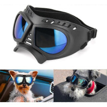 Dog Goggles for Eye Protection - Uv-Resistant Adjustable Windproof Sunglasses with Anti-Slip Strap for Puppies_cje6 -CN-NEW