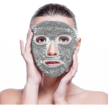 (Grey) Cold Face Eye Mask Ice Pack Reduce Face Puff Dark Circles, Gel Beads Hot Cold Compress Pack Face Spa Skin Care-NEW CN
