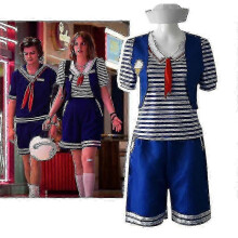 (S)Stranger Things Robin Scoops Ahoy Halloween Costume Uniform Fancy Dress Womens Mens Adults B -CAHA