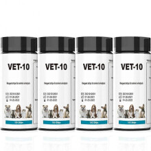 (4Bottles) Pet Urine Testing Strips, 100 Urinalysis Parameter Tests for Dogs,Cats,Vets, Accurate Testing