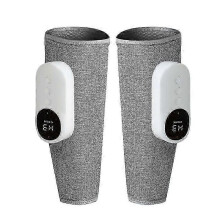 (grey) Leg Massager, Zurafit Heated Leg Massager For Circulation And Pain Relief -New SZJR