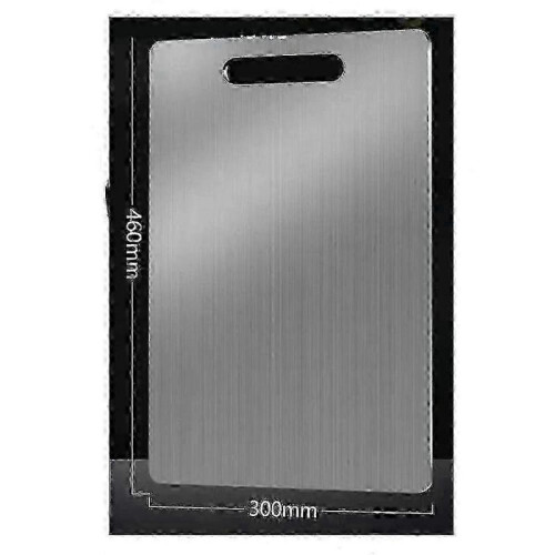 (E) Large titanium cutting board for home and restaurant use