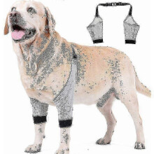 (M) Adjustable Dog Elbow Protectors - Front Leg Braces For Post-Surgery Recovery Injury Prevention (1 Pair)_cje6 -CN-NEW