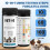 (4Bottles) Pet Urine Testing Strips, 100 Urinalysis Parameter Tests for Dogs,Cats,Vets, Accurate Testing 4