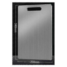 (C) Large titanium cutting board for home and restaurant use