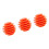 Balles de pratique de golf rayées, balles d'exercice de-Orange 1