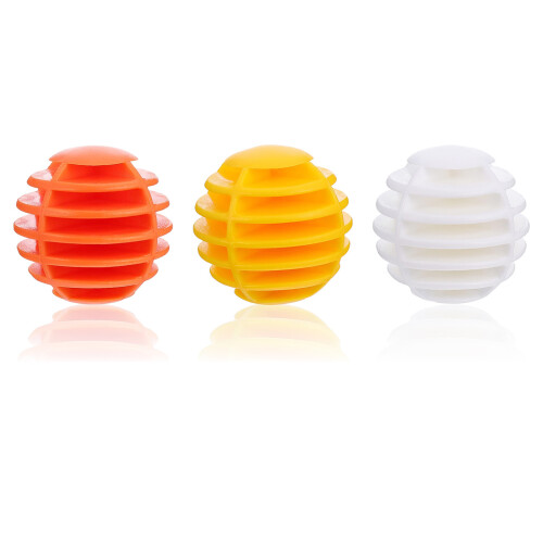 Balles de pratique de golf rayées, balles d'exercice de-Orange 1