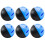 Balles de baseball Ultra douces, 6 pièces, conception-Bleu 1