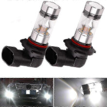 2x 9005/Hb3 6000k Led Fog Light Bulbs - 100w 2323 Projector White Beams for Suv/Truck Driving Lights -CNC