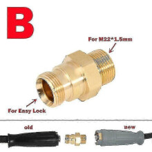(Brown) Hose Spray Gun Connector For Karcher Easy Lock Adapter To Quick Connect -New SZJR