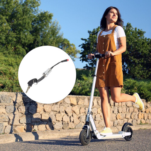 Electric Scooter Antitheft Lock Quick Snap On Installation 1
