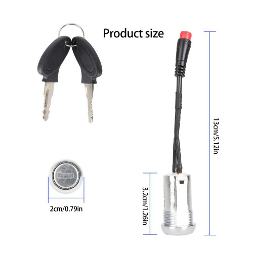 Electric Scooter Antitheft Lock Quick Snap On Installation 2