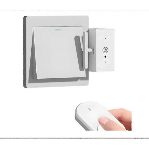 Wireless Control Light Adhesive Wall Switch Cover Intelligent USB Rechargeable Lazy Automatic Light Off Remote Control