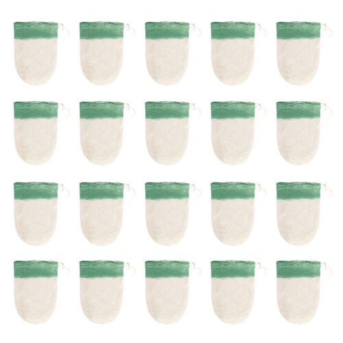 U Shape Design Mesh Lamp Covers Tear Resistant-Green Head