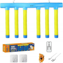 (Yellow) Reflex Challenge Game, Drop Sticks Game, Hand Eye Coordination Reaction Training Toy, 3 Adjustable Speed, With Remote Control 2025