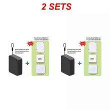 (Single 1200g 2PC) New Upgrade Damping Buffer Automatic Door Closer Punch Free Sliding Door Automatic Door Closer Multifunctional Door Closer Close