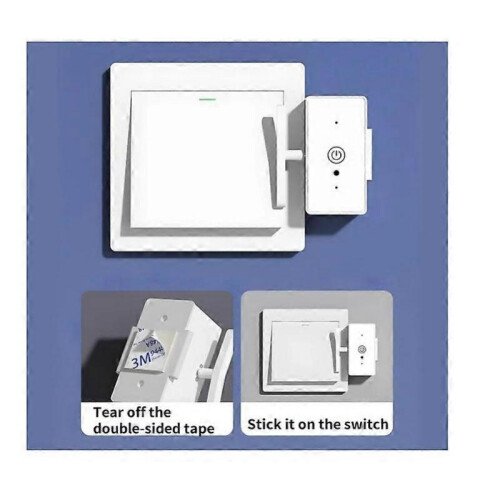 Wireless Control Light Adhesive Wall Switch Cover Intelligent USB Rechargeable Lazy Automatic Light Off Remote Control 1