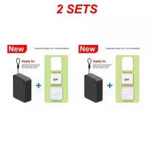 (Single 800g 2PC) New Upgrade Damping Buffer Automatic Door Closer Punch Free Sliding Door Automatic Door Closer Multifunctional Door Closer Close