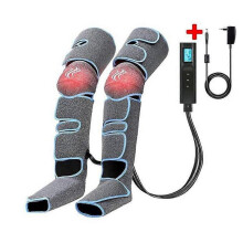 (Gery) Leg Massager Air Compression For Circulation Calf Feet Thigh Massage Muscle Pain Relief Sequential Boots Device-NEW CN