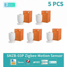 (5PCS) SONOFF SNZB-03P SNZB-03 Smart ZigBee Motion Sensor light Detection Smart Home Security work with ZBBridge-P EWeLink Alexa Google