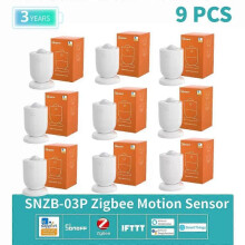 (9PCS) SONOFF SNZB-03P SNZB-03 Smart ZigBee Motion Sensor light Detection Smart Home Security work with ZBBridge-P EWeLink Alexa Google