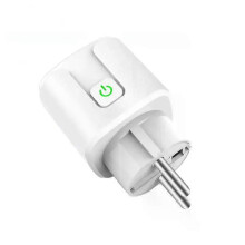 20A Zigbee Smart Plug with Power Monitoring EU Smart Socket Timing Function Voice Control Via Alexa Google Home Yandex