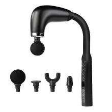 (Black)Electric Fascia Gun Massager Body Relaxation Trigger Point Massage Machine for Fitness Hammer Home Handheld Hammer