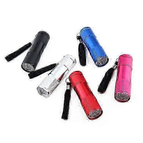 1 Pcs Red Mini Led Flashlight, Aluminum Kids Small Flashlight -CAN