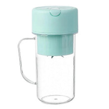 (Blue) Electric Juice Maker Portable Blender Smoothie Juicer Fruit Machine