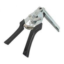 (Black) Hog Ring Plier Tool and 600pcs M Clips Staples Chicken Mesh Cage Wire Fencing Caged Clamp Poultry Supplies Chicken Cage