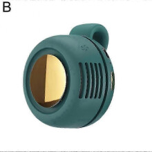 (Green)Clip Mini Fan Shirt Collar Waist Fan, Portable USB Fan 25-26s