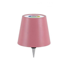 (Pink) Wireless Bottle Lamp Touch Control of 3 Colors Stepless Dimming Suitable for Wine Bottles Alternative To Wine Corks Bedside Lamp
