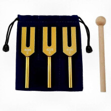 Aluminum Alloy Tuning Forks Set - 4096Hz 4160Hz 4225Hz for Nervous System and Sound Therapy