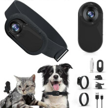 (No SD Card) Cat Camera Collar - Hd 1080p Wireless Dog Collar Camera -CN