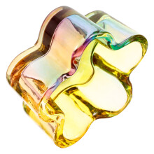 Nagelkunst-Schale aus Glas für Maniküre, 1 Stück
