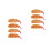 8Pcs Realistic Multi-Color Faux Shrimp Props for Kitchen Decor 4
