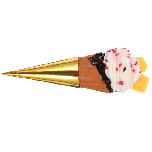 4Stk Falsche Eiswaffel Modell Künstliches Dessert Simulation