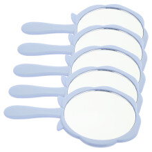 5Stk. Rosenblume Handheld Spiegel Türkisblau Für Und