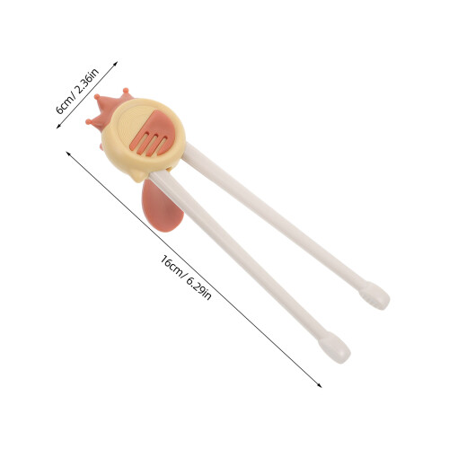 One Pair Kids Training Chopsticks With Bird Design Easy To Hold 2