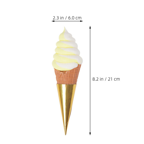 Faux Eiswaffel Modell Künstliche Eiskrem Für Geschäfte 1