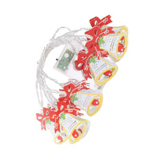 2Stück Weihnachtslichter Mit Glockenanhänger Für Baum