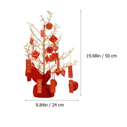 1St Empfindliche Simulation Geldbaum Tischdekoration Neujahr 1