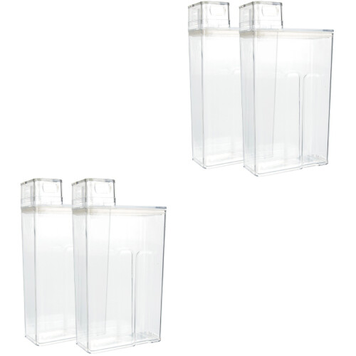 4 Transparenter Waschmittel Eimer Lotion Untereimer 2