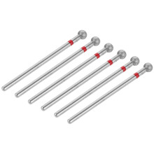 12 Pcs Nail Drill Bits Set Ball Head For Cuticle Clean 3/32' Electric