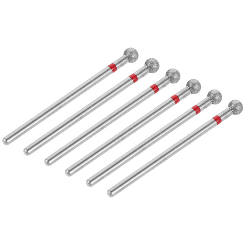 12 Pcs Nail Drill Bits Set Ball Head For Cuticle Clean 3/32' Electric
