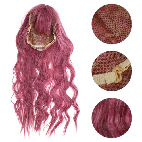 Long Curly Perücke Für Frauen Mit 2