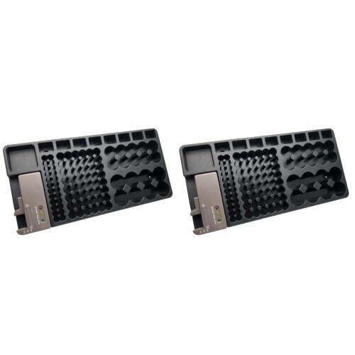 2 Abnehmbarer Batterietester Mit Halter Für 98 AA AAA 9V 1